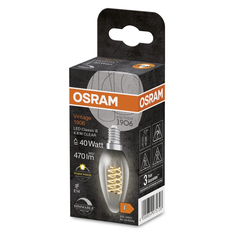 Vintage 1906 LED DIM 40 4.8 W/2700 K E14