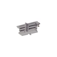 Mini-verbinder voor S-TRACK 3F-rail geïso. z.grijs