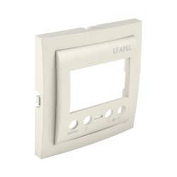 Efapel centraalplaat tbv mulitifunctionele klokthermostaat creme