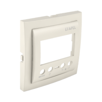 Efapel centraalplaat tbv mulitifunctionele klokthermostaat creme