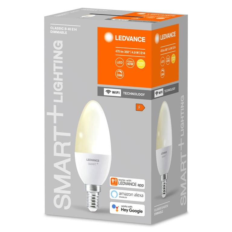 SMART+ WiFi Candle Dimmable 40 5 W/2700K E14 (CS à 1 PCE)