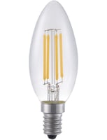 Masterlight - LED E14 Fila Candle C35x100 230V 400Lm 4W 827 AC Clear Dim SL149130927