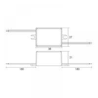 LED Voeding Mini | 350mA | 4 Watt | Dimbaar | Buiten