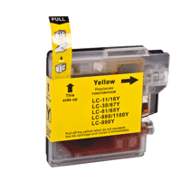 Brother LC-1100XL Y inktcartridge yellow hoge capaciteit huismerk