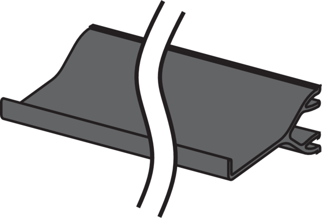 Niko - Scheidingsschot voor installatiekanaal 110x50mm of 160x50mm, lengte 2m