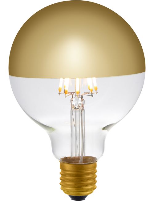 Masterlight - LED E27 Fila Globe Top Mirror G95x135 230V 470Lm 6.5W 925 AC SLF023880822