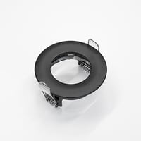 Downlight ring, rond verdiept, ø78(ø70)mm, zwart, vast, lage UGR