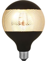LED E27 Fila Laser Leaf G125x180 230V 120Lm 4W 925 AC Black