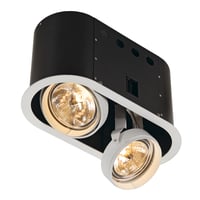 AIXLIGHT PRO 2 FRAME ROUND wit/zwart