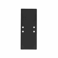 E66 eindkap zwart RAL9005 profiel PL13 met PL10.1, 2st