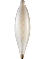 LED E27 Fila XXL Spiral CT120x440 230V 470Lm 6W 925 AC Gold