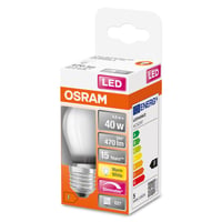 Osram Superstar Led Kogel Filament E27 3.4W/40W Mat 2700K Dimbaar 470lm
