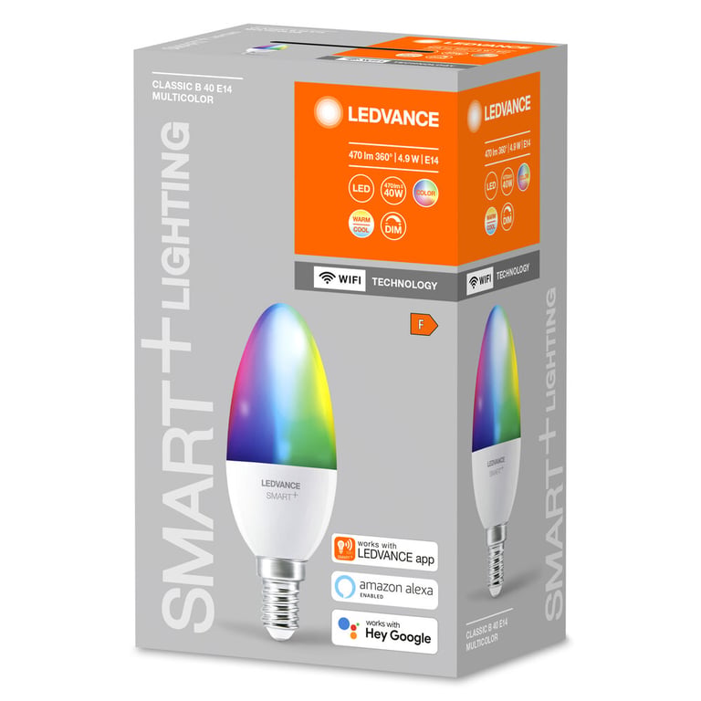SMART+ WiFi Candle Multicolour 40 5 W/2700…6500K E14 (CS à 1 PCE)