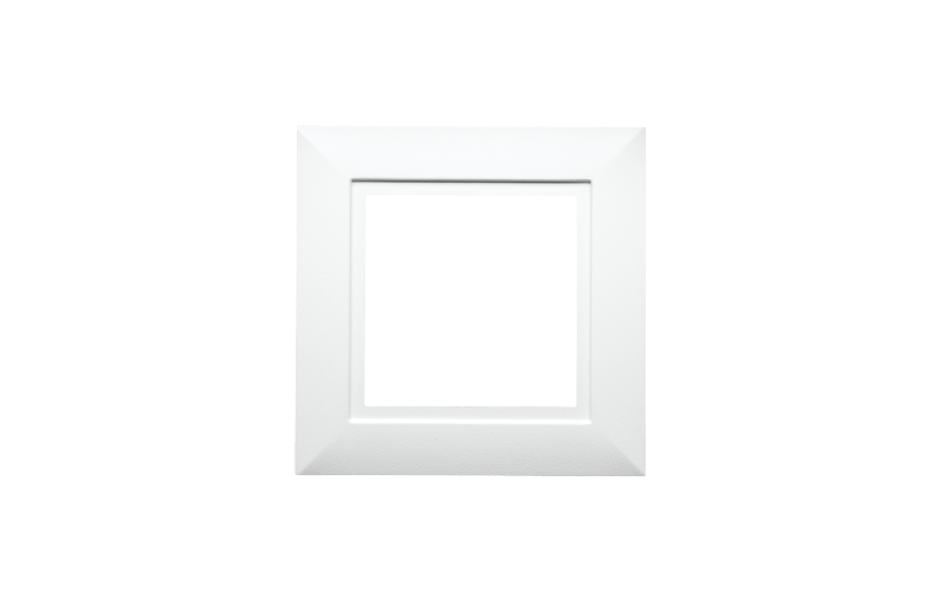 Soft Square Frame 1x wit