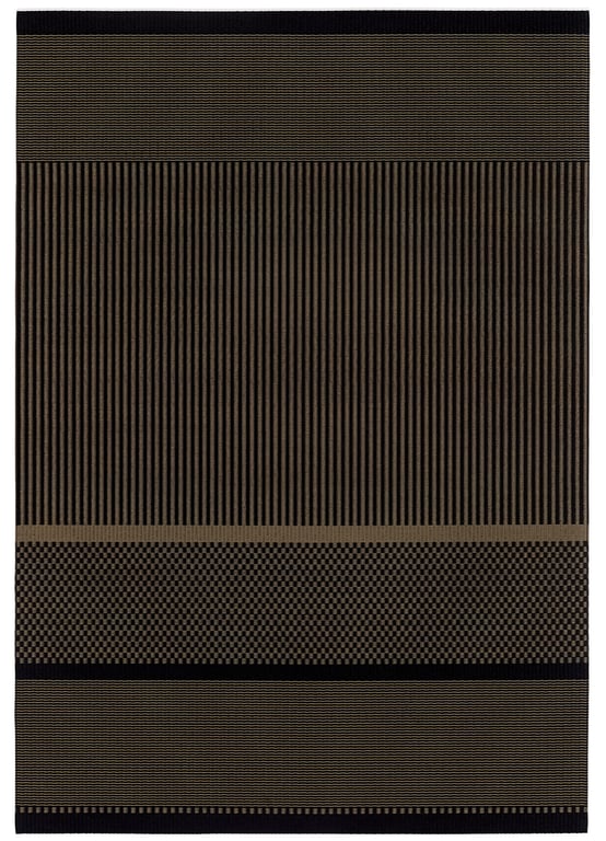 Design vloerkleed Woodnotes San Francisco Black Nutria 1430932