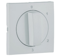 Efapel Knop Draaischakelaar 21305 1-2-3-4 Aluminium