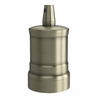 Calex lampholder E27 aluminium model peak M-035 matt bronze,  max.250V-60W