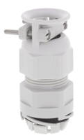 Push-in kabelwartel polyam IP68 M25, trekontl. doorlaat 9-17mm grijs
