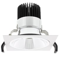LUMIKO TRM-4K-145-WH - Vierkant pasring 145x145mm voor Juno module, Wi
