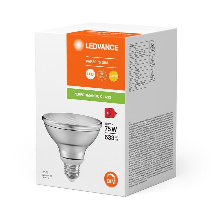 LED PAR30 DIM P 10W 927 E27