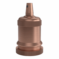 Calex lampholder E27 aluminium model peak M-003 matt copper,  max.250V-60W