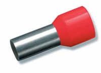 GeÏsoleerde Adereindhuls, DIN 46228, 16mm², lengte 12mm, ivoor
