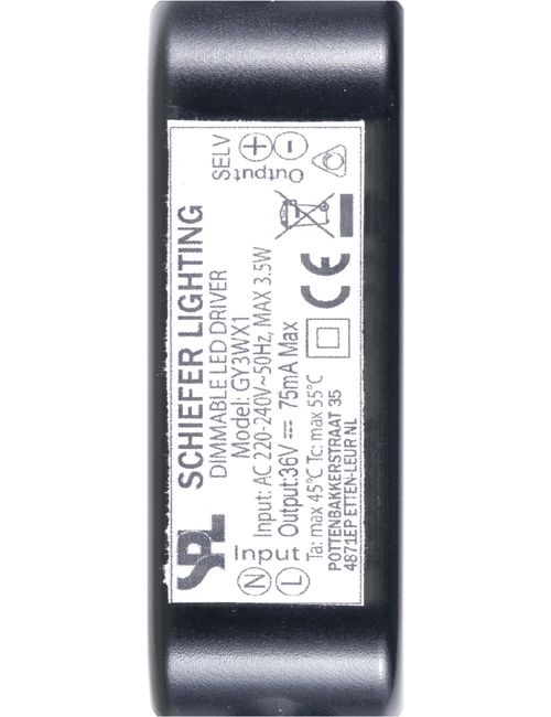 LED GU4 MR8 25x28 230V 150Lm 3W 927 35° AC Dim (with externa