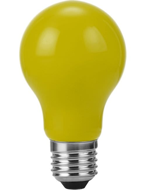 LED E27 Fila GLS A60x105 230V 1W AC Yellow Non-Dim