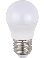 Masterlight - LED E27 Ball G45x80 100-240V 400Lm 5W 220° AC/DC 827 Opal No SLB277240027
