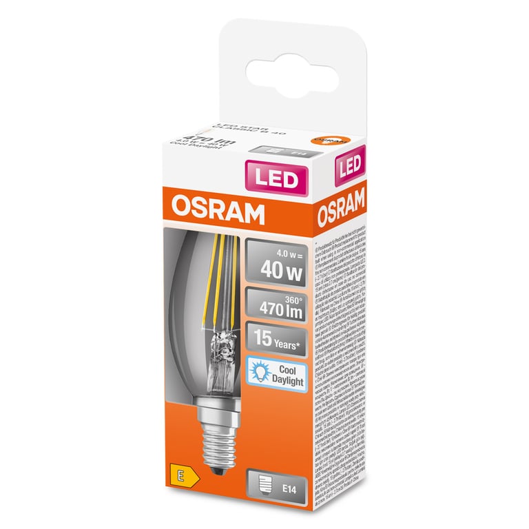 LED Retrofit CLASSIC B 40 4.5 W/6500K E14 (CS à 1 PCE)