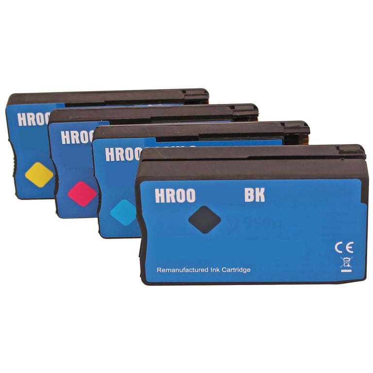 HP 712XL / HP 712 multipack huismerk - 4 kleurenbundel standaard capaciteit huismerk
