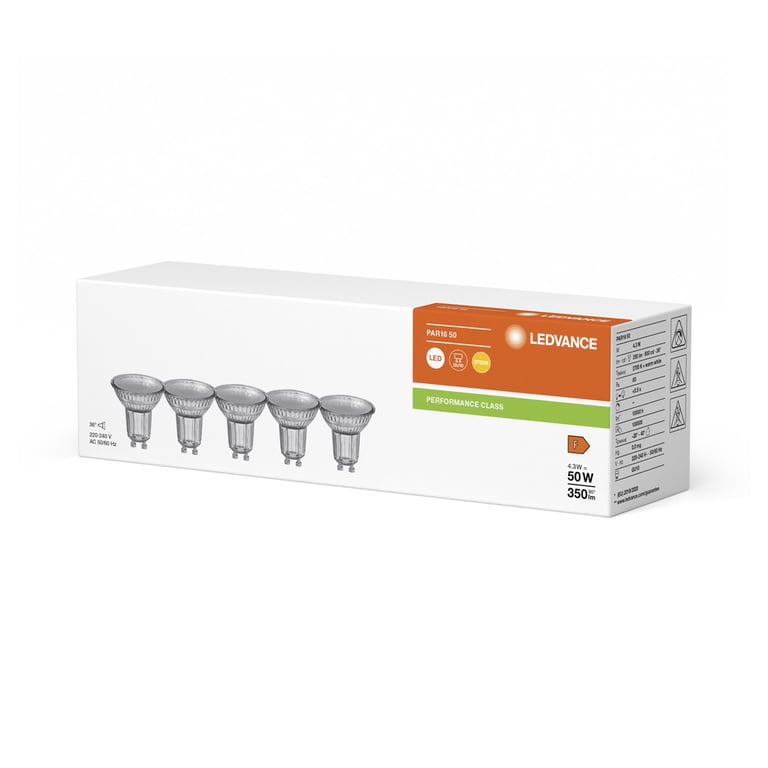 LED PAR16 P 4.3W 827 GU10