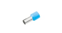 Geïsoleerde Adereindhuls, DIN 46228, 0,25mm², lengte 6mm, lichtblauw