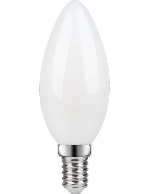 LED E14 Fila Candle C35x100 230V 470Lm 5W 827 AC Milky Frost