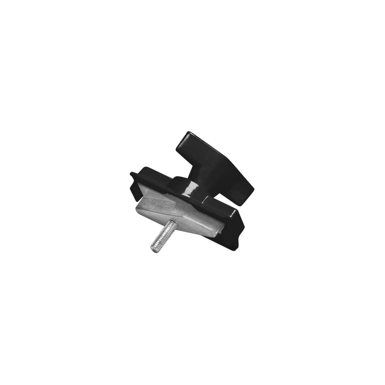 Adapter mechanisch voor S-TRACK 3F-rail zwart