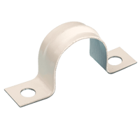 Zadel 15/16 mm. wit