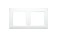 Soft Square Frame 2x wit