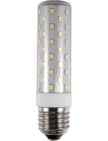 Masterlight - LED E27 Tube T29x115 100-120V 800Lm 5W 830 AC/DC Clear Dim SL272900830