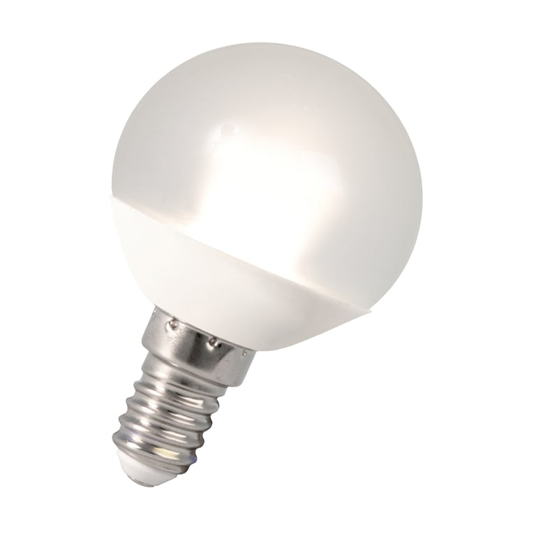 Calex Satin Crystal LED Ball lamp 220-240V 5,5W 380lm E14 P45, 2000-2700K Variotone, energy label A+