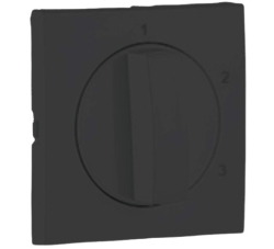 Efapel knop draaischakelaar 21300 1-2-3 zwart