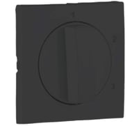 Efapel knop draaischakelaar 21300 1-2-3 zwart