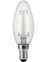 LED E14 Fila Twisted Candle C35x100 230V 120Lm 2W 922 AC Cle