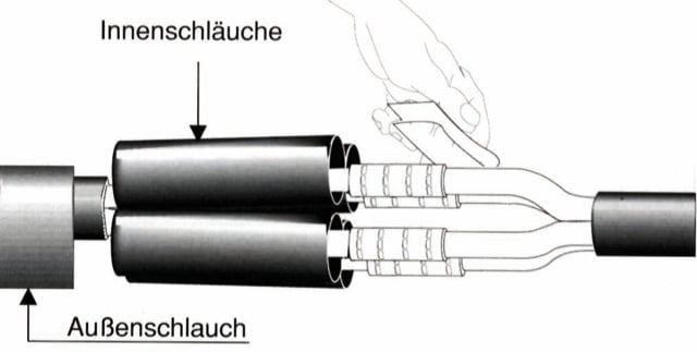 Krimpmof voor persverbinders of schroefverbinders, 18mm - 11mm