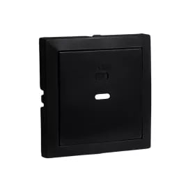 Usb-laadplaat type c enkel mat zwart