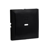 Usb-laadplaat type c enkel mat zwart