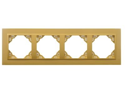 Efapel animato afdekr. 4v goud/goud