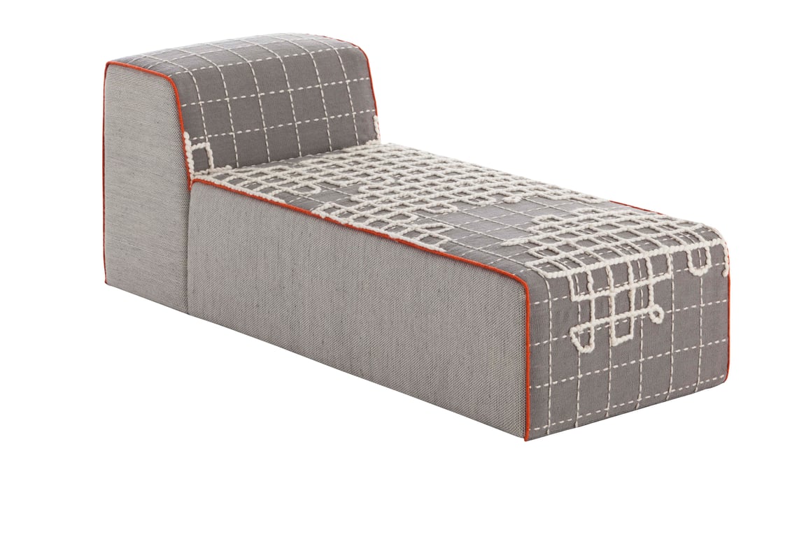 Chaiselongue Gan Rugs Bandas A Grey