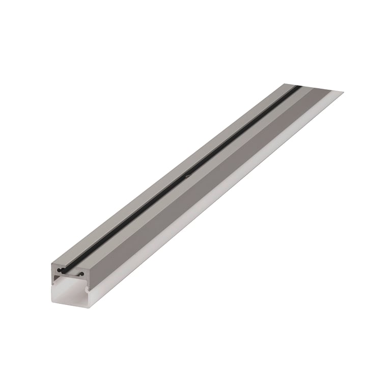 ALUMINIUM OPBOUWPROFIEL alu geanod. 1m, cover