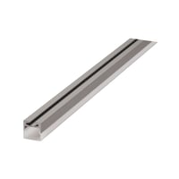 ALUMINIUM OPBOUWPROFIEL alu geanod. 1m, cover