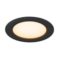 DOWNLIGHT V 150, vlakke afdekking zwart